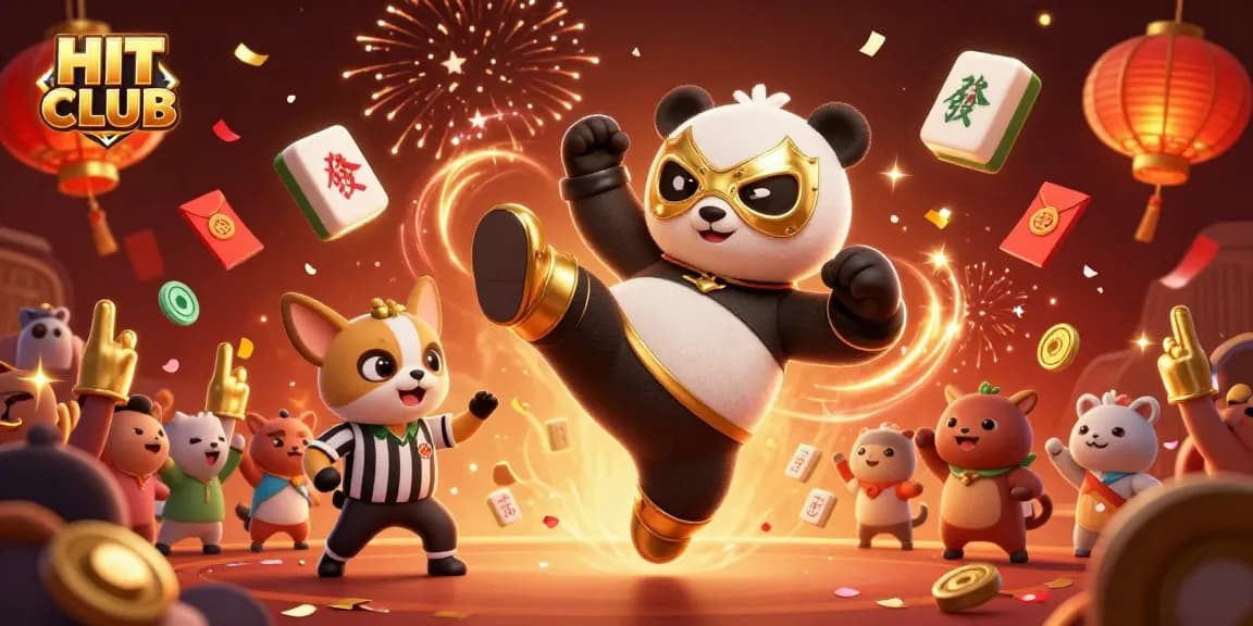 Engage with exciting HIT CLUB casino action, featuring vibrant characters and dynamic elements for a thrilling experience.