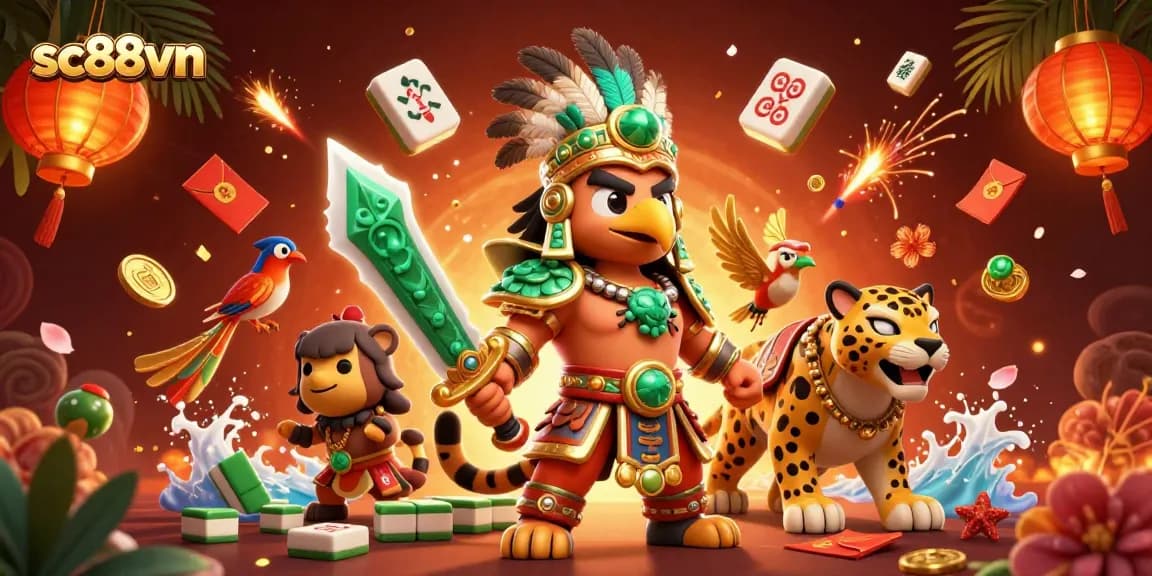Experience thrilling casino adventures at sc88vn with vibrant 3D characters and dynamic game elements.