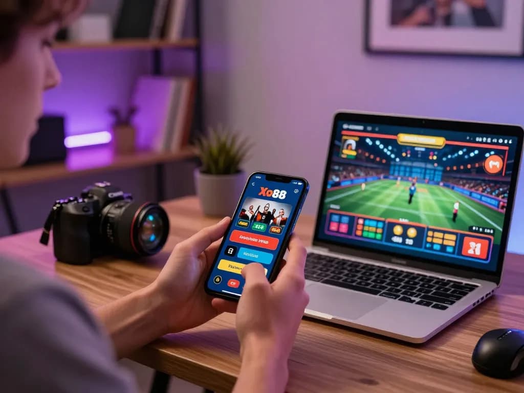 Engage with top-notch online betting through Link truy cập Xo88 via smartphone, showcasing responsible gambling.