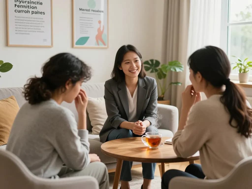 Cliëntgerichte therapie bij Emendare GGZ in een gezellige kantoor