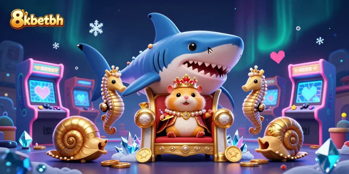 Engage with the thrilling world of 8kbetbh, featuring a golden hamster king and dynamic gaming elements.