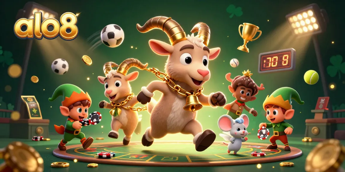 Engage with the festive excitement of alo8's holiday-horror casino featuring a Krampus goat, angel mouse, and elf gremlins.