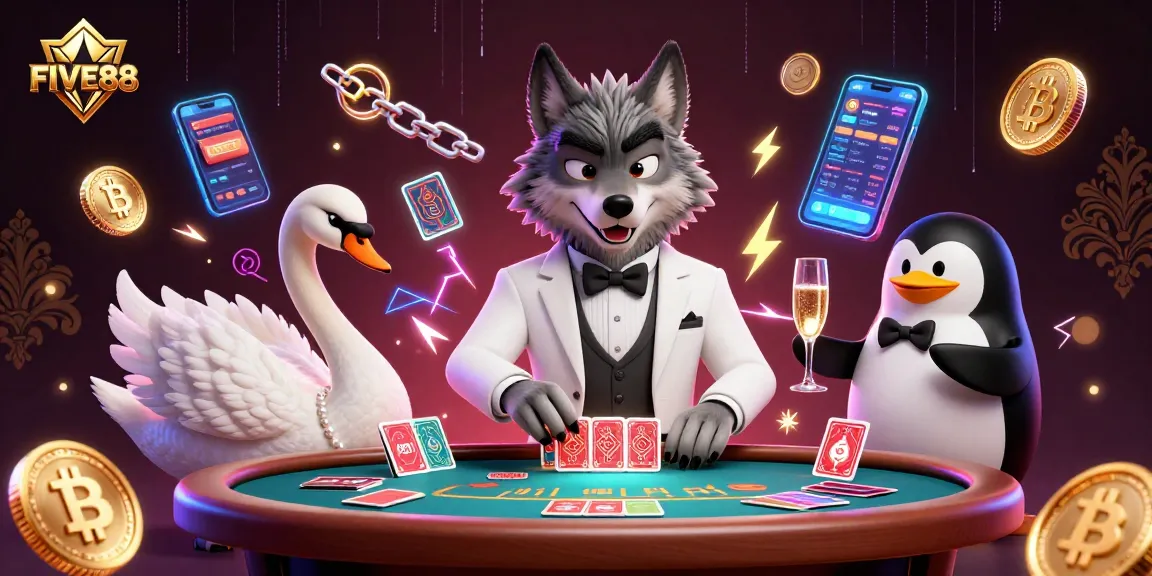 Experience engaging gameplay at FIVE88 with unique 3D casino characters and vibrant graphics.