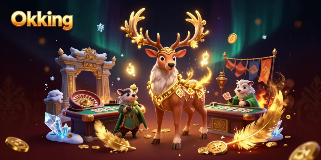 Engage in thrilling live gaming at Okking's vibrant and dynamic casino scene.