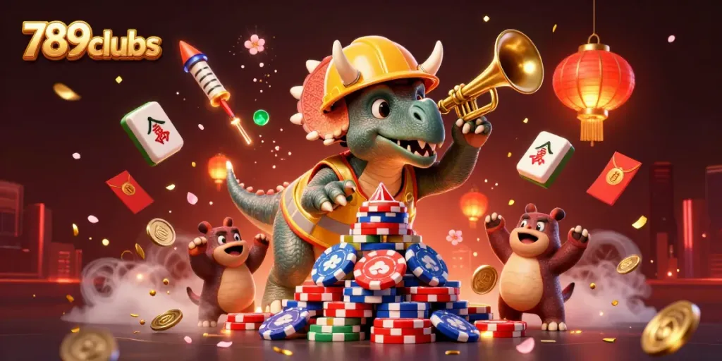 Engage in vibrant gameplay at 789clubs with a lively casino scene celebrating wins and excitement.