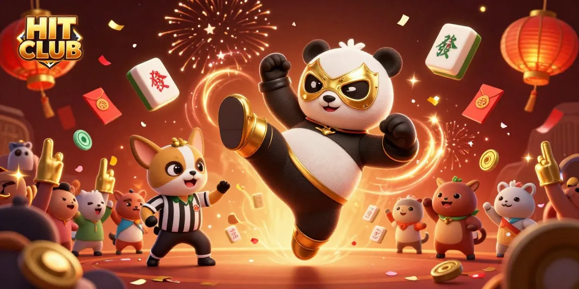 Engage with exciting HIT CLUB casino action, featuring vibrant characters and dynamic elements for a thrilling experience.