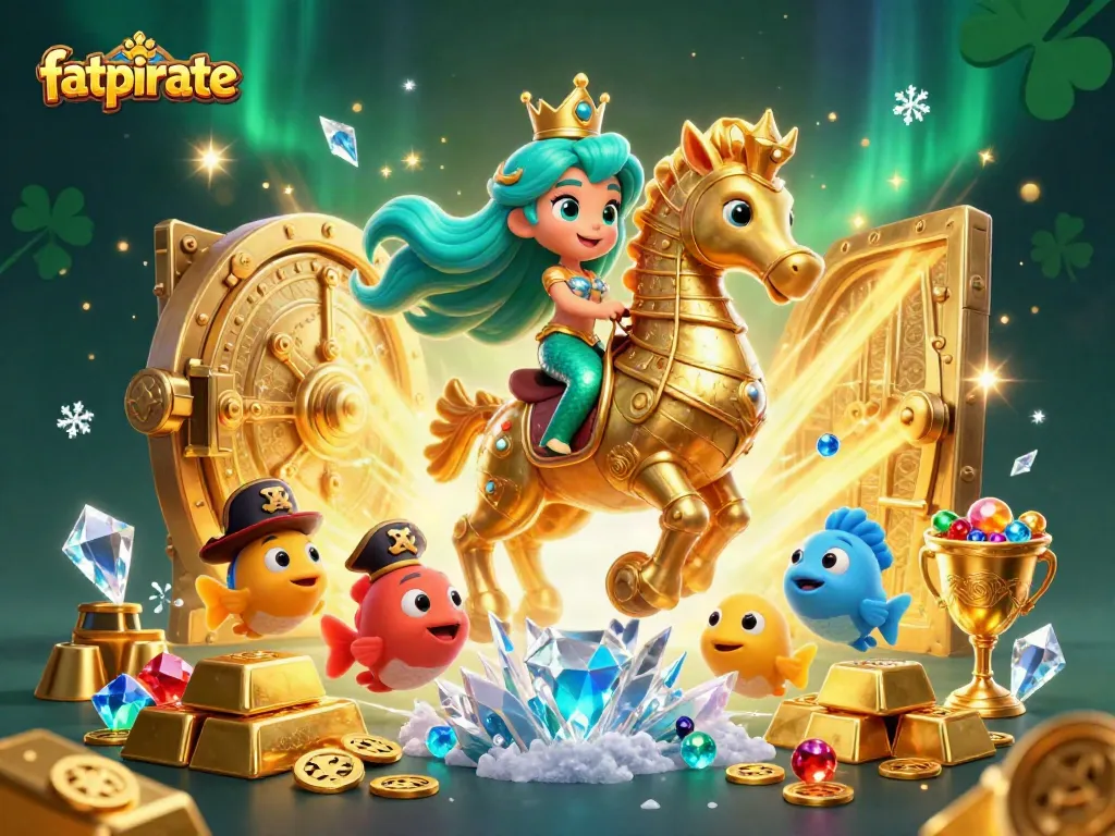 Engage with fatpirate's exciting world of online gambling alongside a mermaid princess and treasure galore.