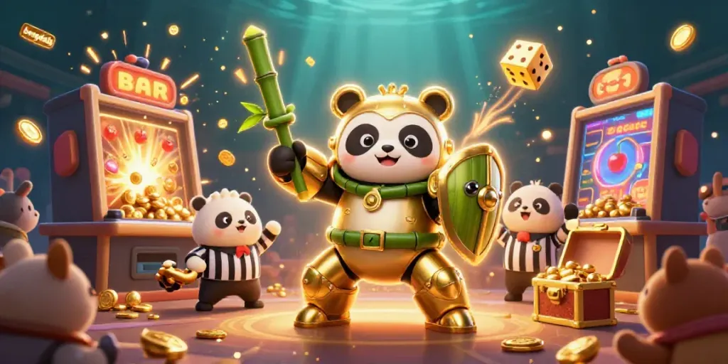 Experience the excitement of bongdalu with vibrant casino elements and a dynamic character scene.