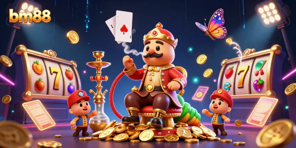 Experience the excitement at bm88 with dynamic slot games and vibrant casino elements.