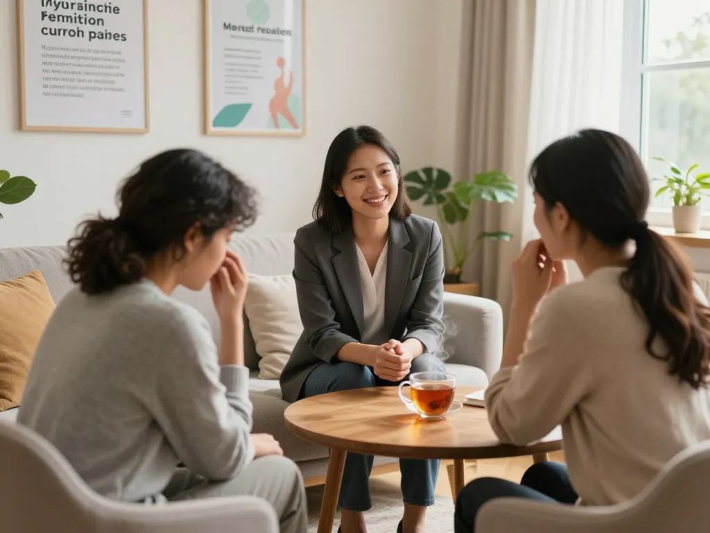 Cliëntgerichte therapie bij Emendare GGZ in een gezellige kantoor