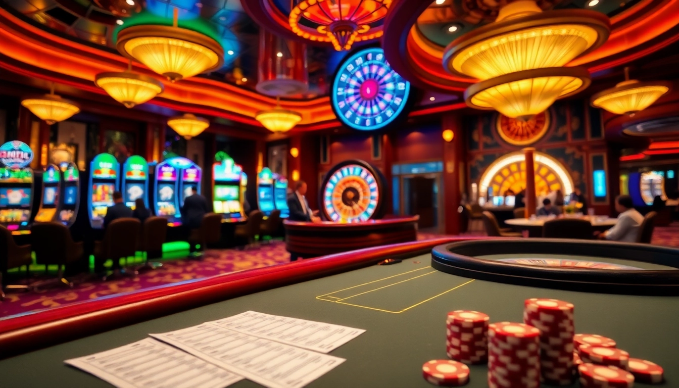 Experience gambling excitement at https://sky88.tel/ with vibrant casino scenes and professional players.