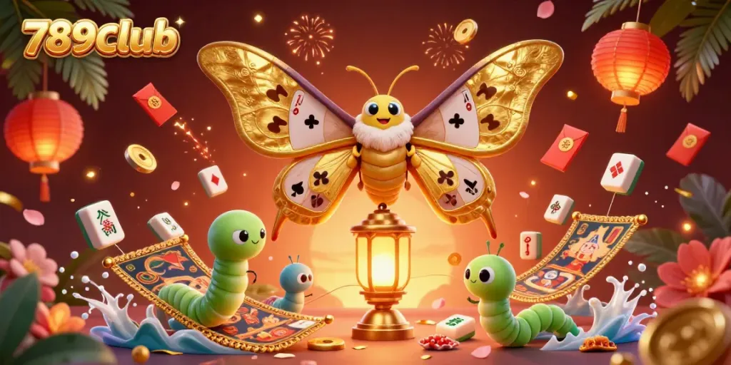 Experience the vibrant 789CLub casino world with dynamic elements in stunning 3D illustration.