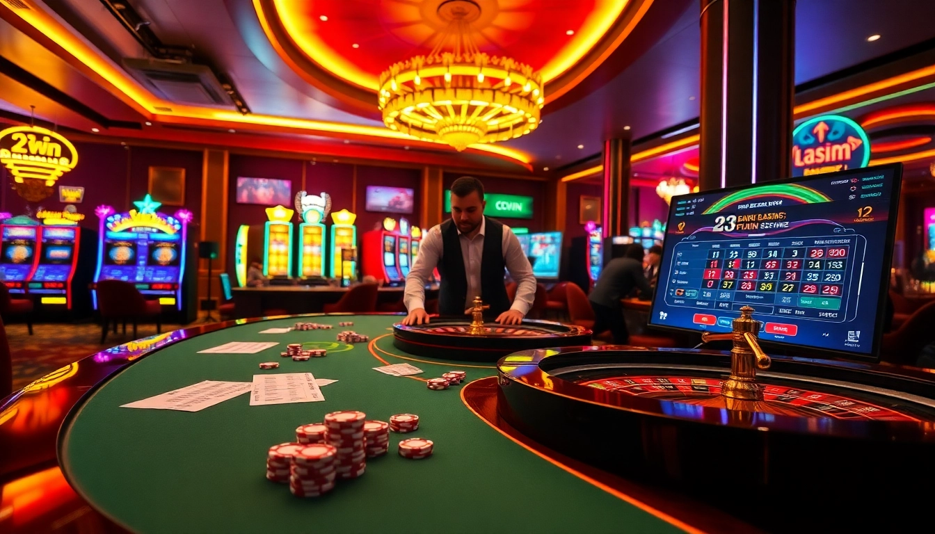 Experience the thrill of 23win with exciting casino games, vibrant atmosphere, and professional dealers.