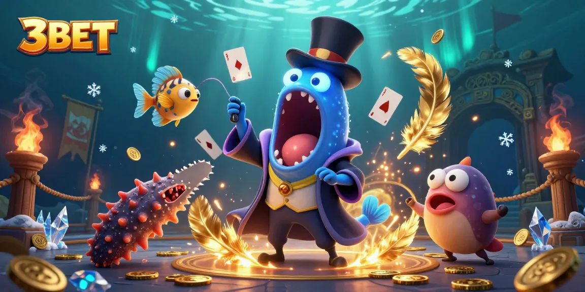 Engage with 3BET's thrilling online gambling world, featuring enchanting characters and dynamic magic elements.