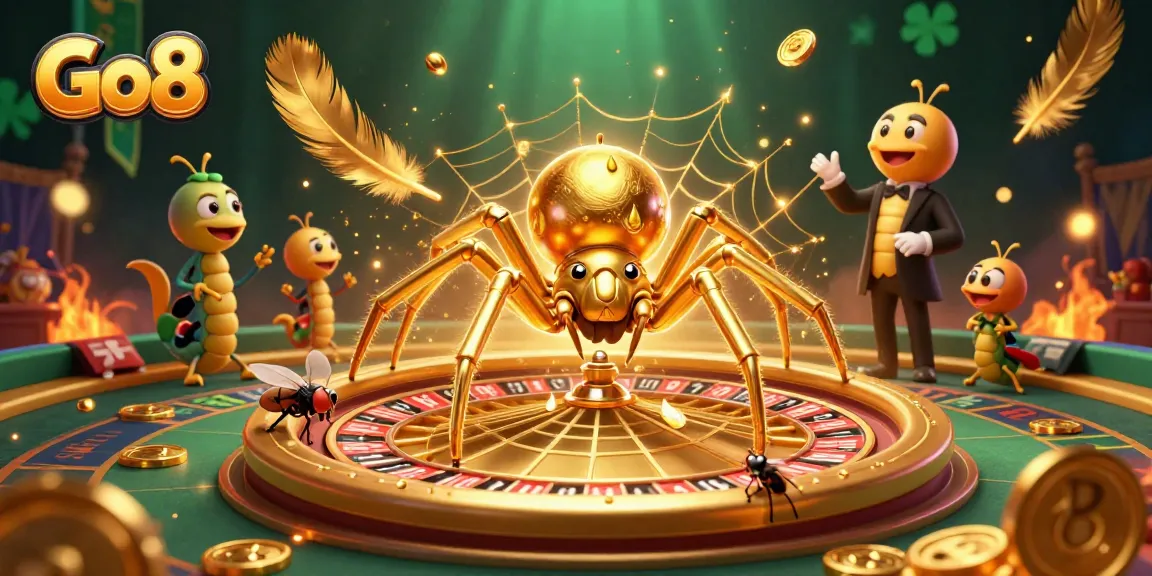 Go8 engages players with thrilling sports betting in a vibrant and richly detailed 3D casino scene.
