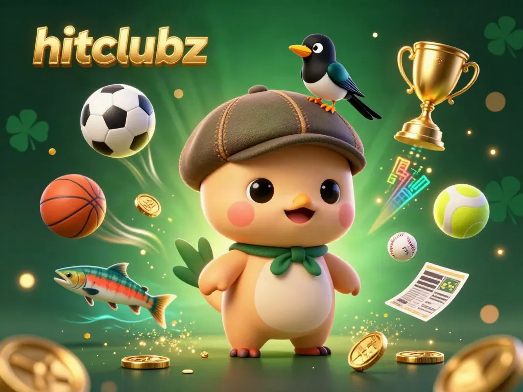 Experience thrilling gameplay at hitclubz with Nessie and friends celebrating casino action.