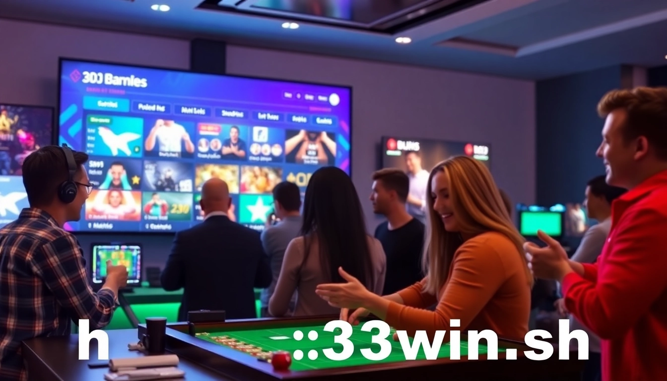 Experience thrilling online gaming at https://33win.sh/ with a diverse interface and engaging players.