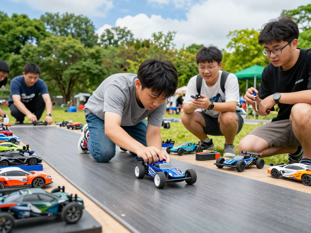 Experience the excitement of rokok88 slot with friends during remote control racing events.