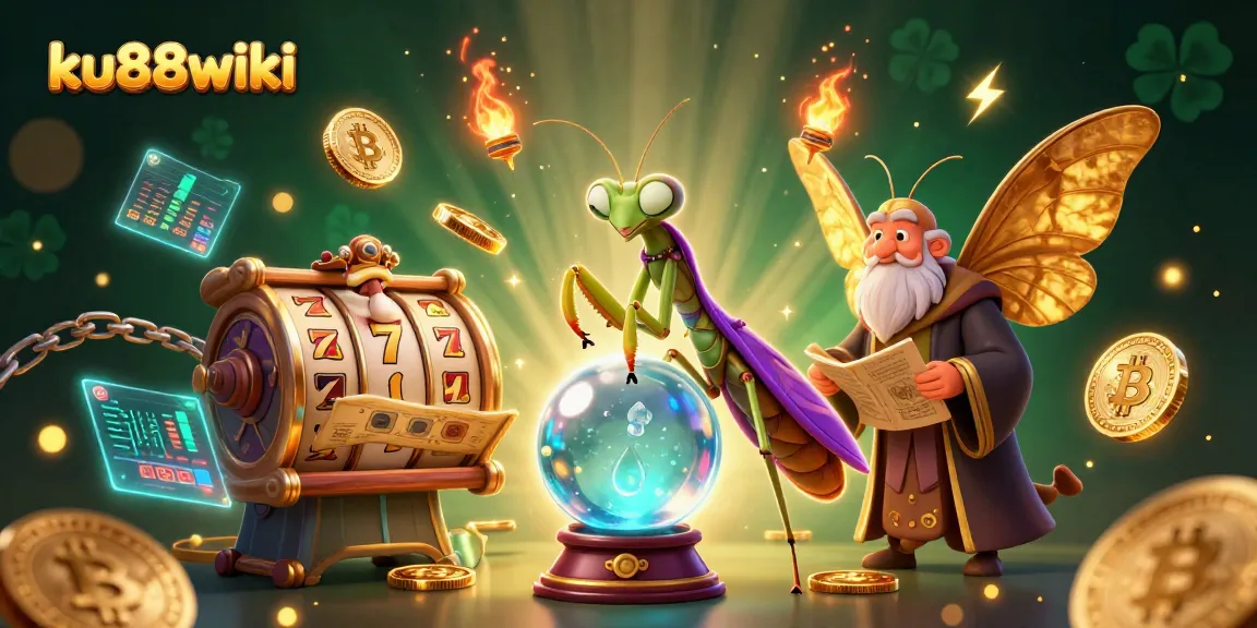 Experience the thrill of winning at ku88wiki with a vibrant casino-inspired scene filled with dynamic elements.