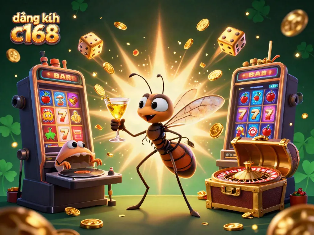 Engage in thrilling casino excitement with đăng ký c168 featuring a vibrant 3D illustration.