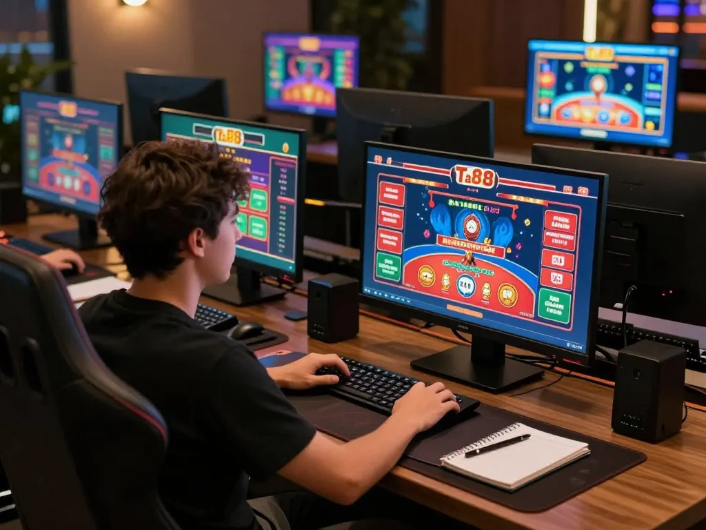 Join the excitement of ta88 with immersive online casino gaming action in a modern setup