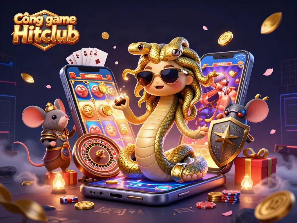 Cổng game Hitclub offers an exciting 3D casino adventure filled with vibrant slot games and friendly characters.