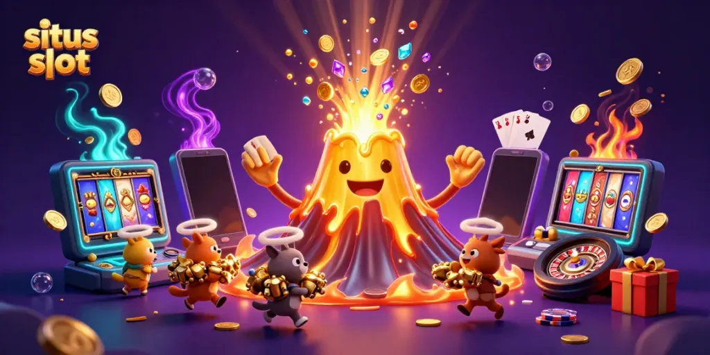 Experience the excitement of situs slot with dynamic gaming action and vibrant visuals.