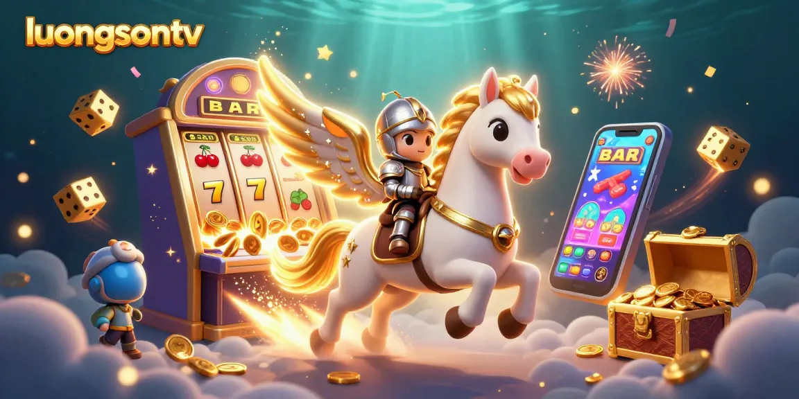Experience thrilling gameplay at luongsontv with a vibrant casino scene filled with excitement.