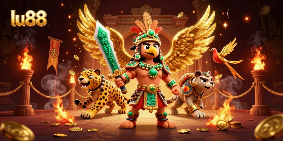 Engage in winning strategies at lu88's immersive casino experience with dynamic ancient warriors.