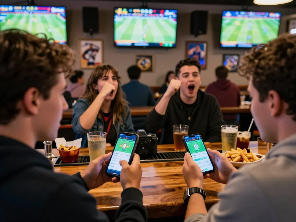 Engaged bettors at SC88 monitor live games while using a betting app, enhancing the thrill of sports gambling.