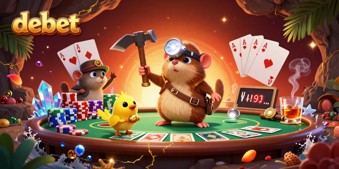 Engage in thrilling games at debet while experiencing a vibrant 3D casino adventure.