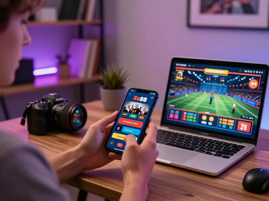 Engage with top-notch online betting through Link truy cập Xo88 via smartphone, showcasing responsible gambling.