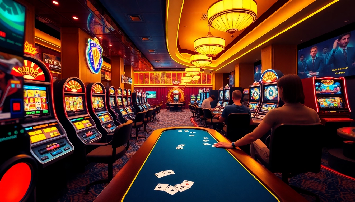 Engaging scene of online gaming with B52Club platform showcasing vibrant games and inviting atmosphere.