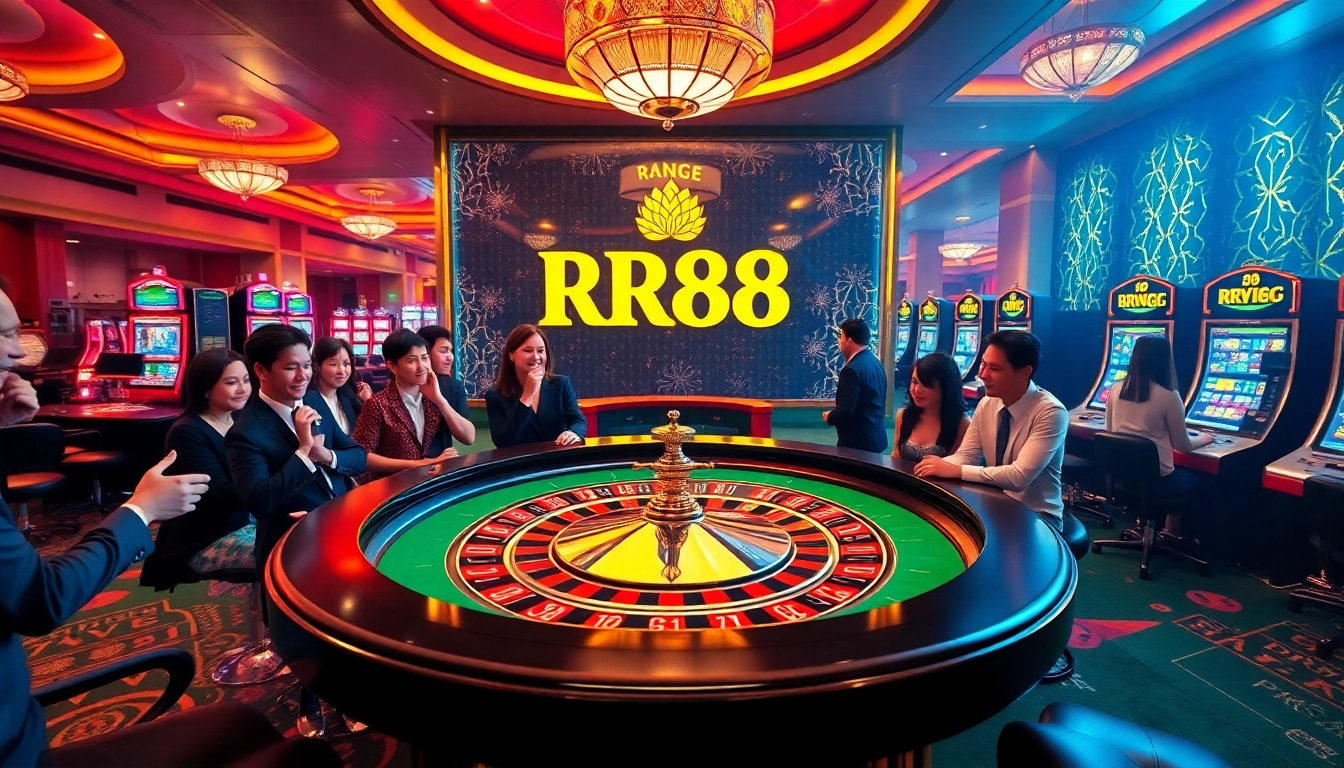 Experience the vibrant excitement of RR88 casino with thrilling games and luxurious ambiance.