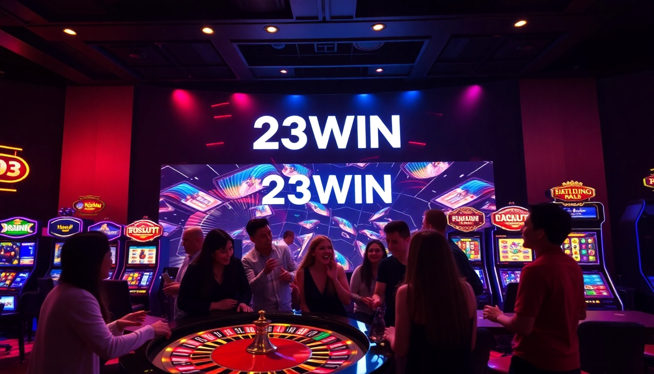 Experience the luxury of online gaming at https://23win.art/ with a vibrant casino scene.