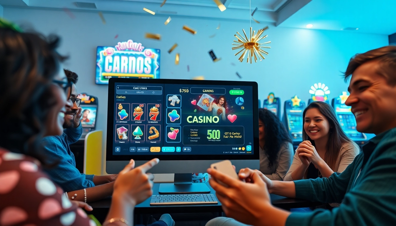 Online gaming community engaging with 555winde com on modern interfaces, celebrating wins.