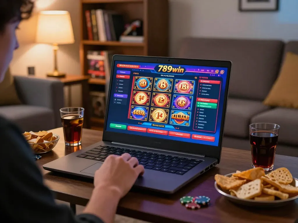 Engaging online gaming session at 789win with a player focused on casino bets.