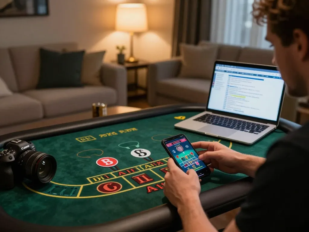 Engaging live dealer game experience with nhà cái sin88, showcasing immersive online gambling setup