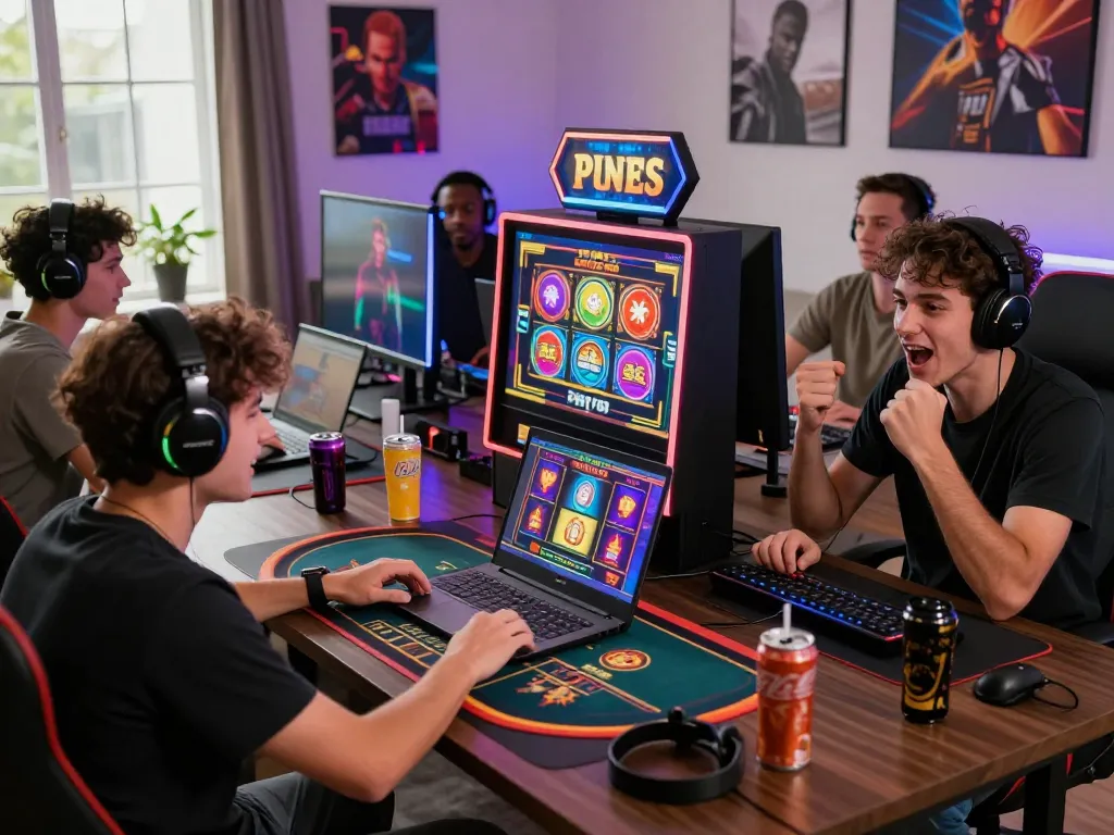 Players engaging in live casino and slots at Hitclub, showcasing vibrant gaming atmosphere
