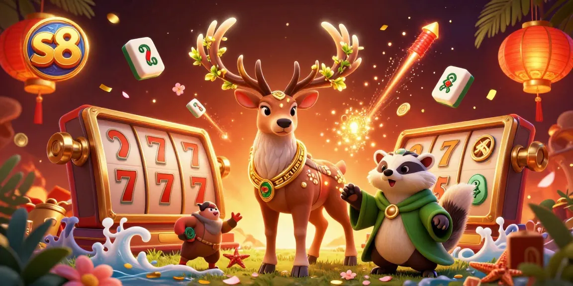 Spin the reels at S8 casino with vibrant, engaging visuals capturing the essence of a thrilling gaming experience.