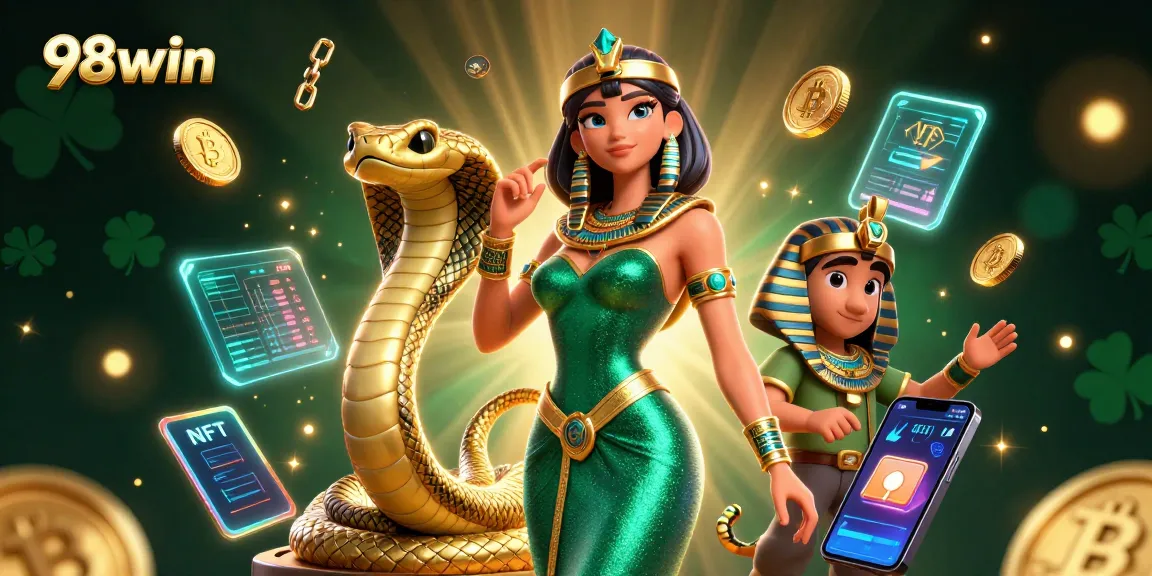 Experience exhilarating gaming at 98win with a dazzling 3D scene of casino glamour.