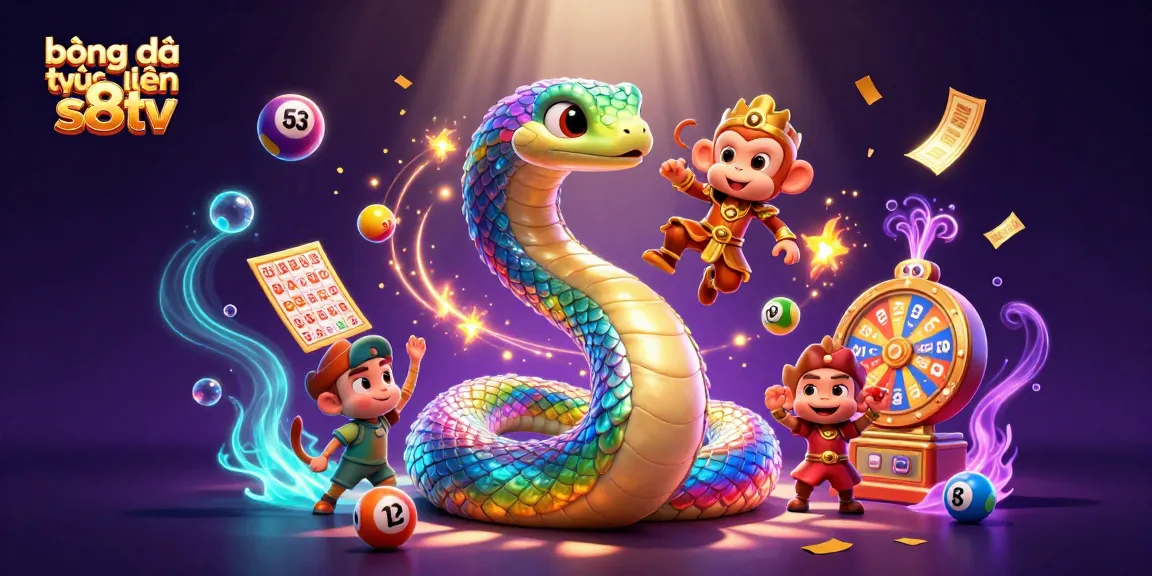 Bắt đầu trận cá cược bóng đá trực tuyến s8tv với các quả bóng nhiều màu sắc và hiệu ứng ánh sáng rực rỡ.