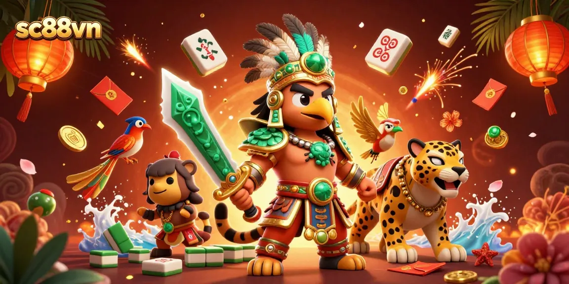 Experience thrilling casino adventures at sc88vn with vibrant 3D characters and dynamic game elements.