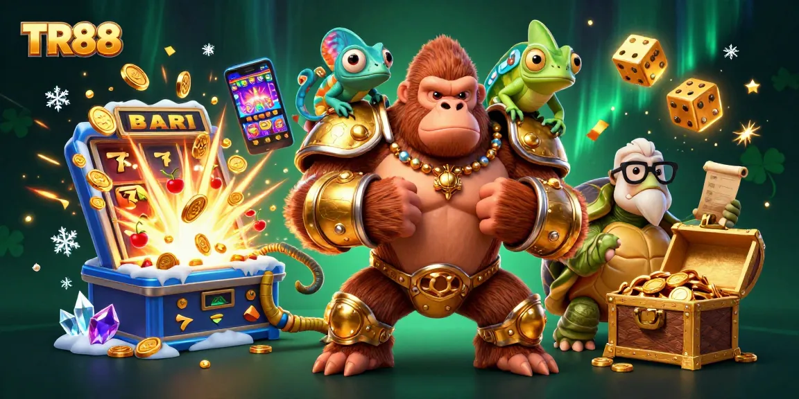 Experience thrilling bets at TR88 with vibrant 3D characters and dynamic casino elements.